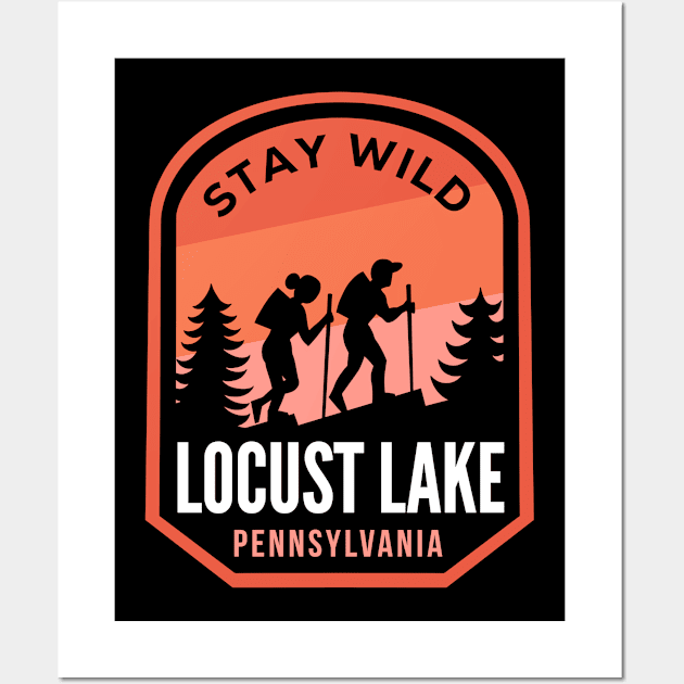 Locust Lake Pennsylvania Hiking in Nature Wall Art by HalpinDesign